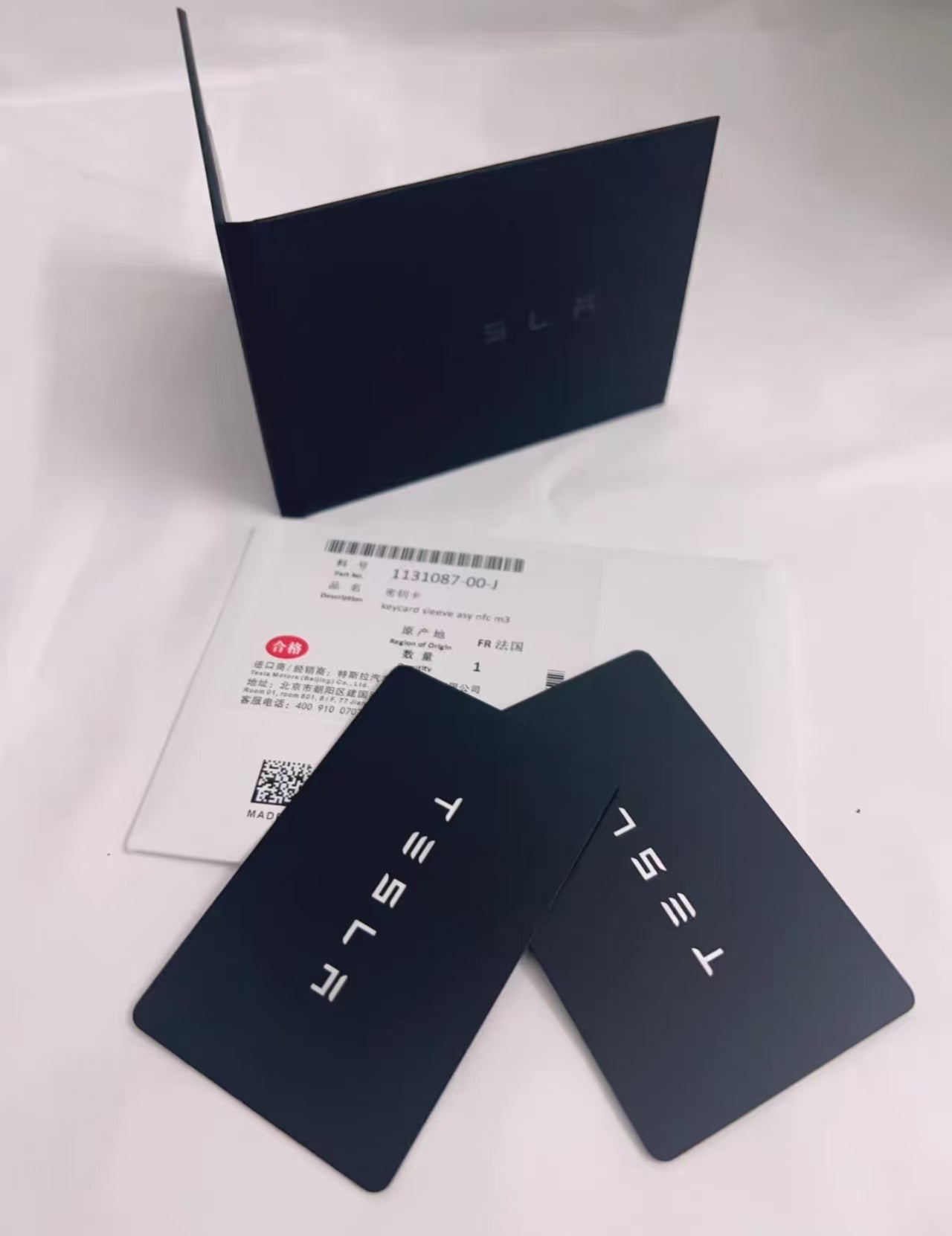 TESLA MODEL 3 X S Y NFC Keycard NEW 1131087-00-J OEM