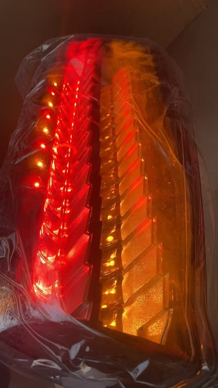 2005-2011 CADILLAC STS LED ECE CLEAR TAILLIGHTS PAIR SET NEW USED OEM