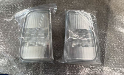 2005-2011 CADILLAC STS LED ECE CLEAR REVERSE LAMPS PAIR SET NEW USED OEM
