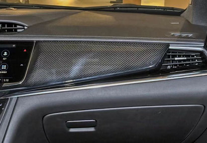 2020-25 CADILLAC XT6 CENTER DASH CARBON APPLIQUE TRIM NEW OEM GM 84793119