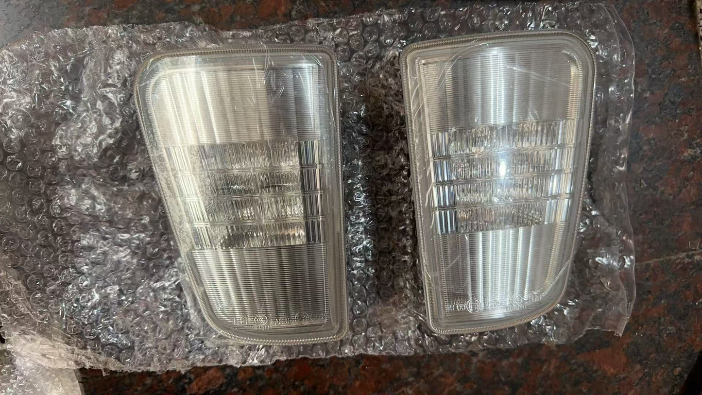 2005-2011 CADILLAC STS LED ECE CLEAR REVERSE LAMPS PAIR SET NEW USED OEM