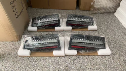 2005-2011 CADILLAC STS LED ECE CLEAR TAILLIGHTS PAIR SET NEW USED OEM