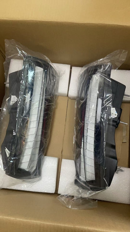 2005-2011 CADILLAC STS LED ECE CLEAR TAILLIGHTS PAIR SET NEW USED OEM