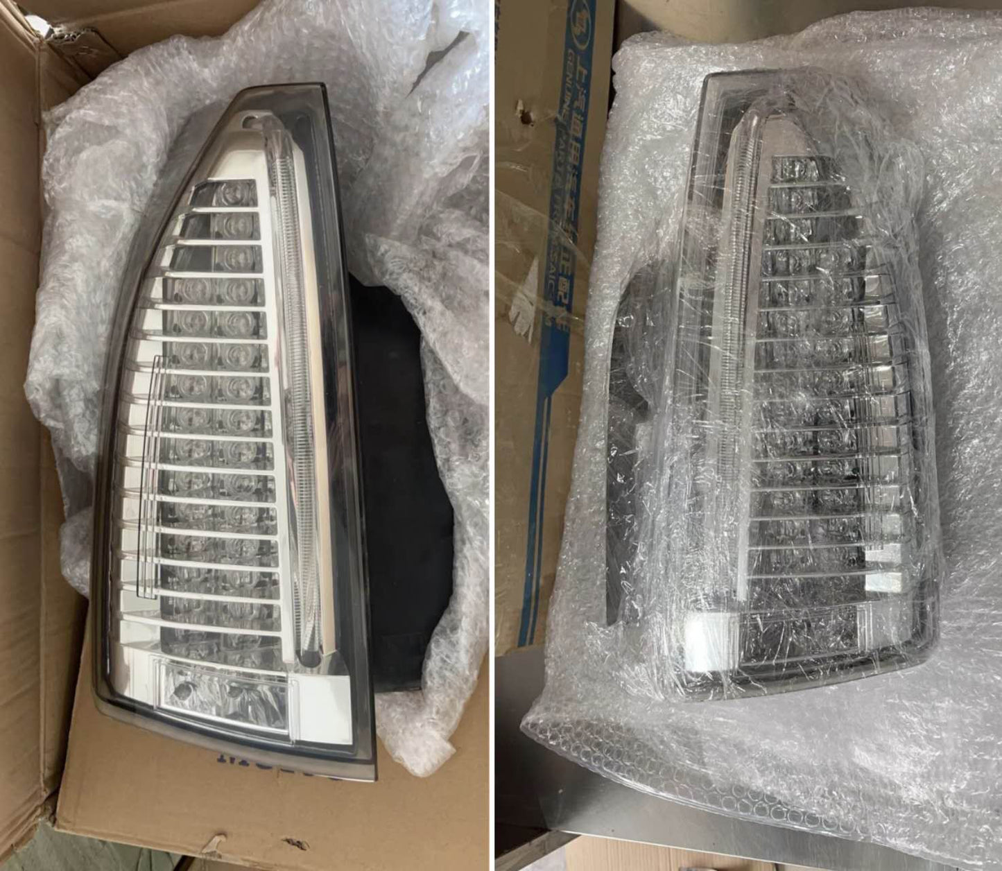 2008-2013 CADILLAC CTS LED ECE EURO EXPORT TAILLIGHTS USED OEM GM