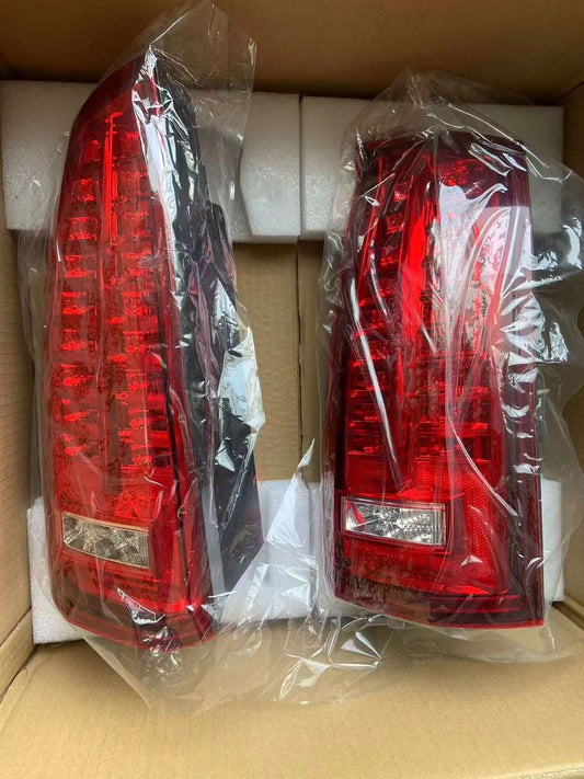 2005-2011 CADILLAC STS LED ECE RED EXPORT TAILLIGHTS PAIR SET NEW USED OEM