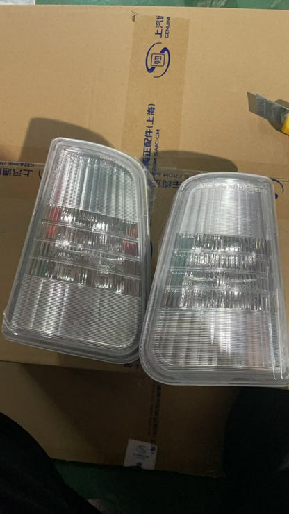 2005-2011 CADILLAC STS LED ECE CLEAR REVERSE LAMPS PAIR SET NEW USED OEM